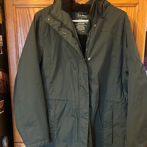 L.L. Bean Women's Olive Utility Jacket